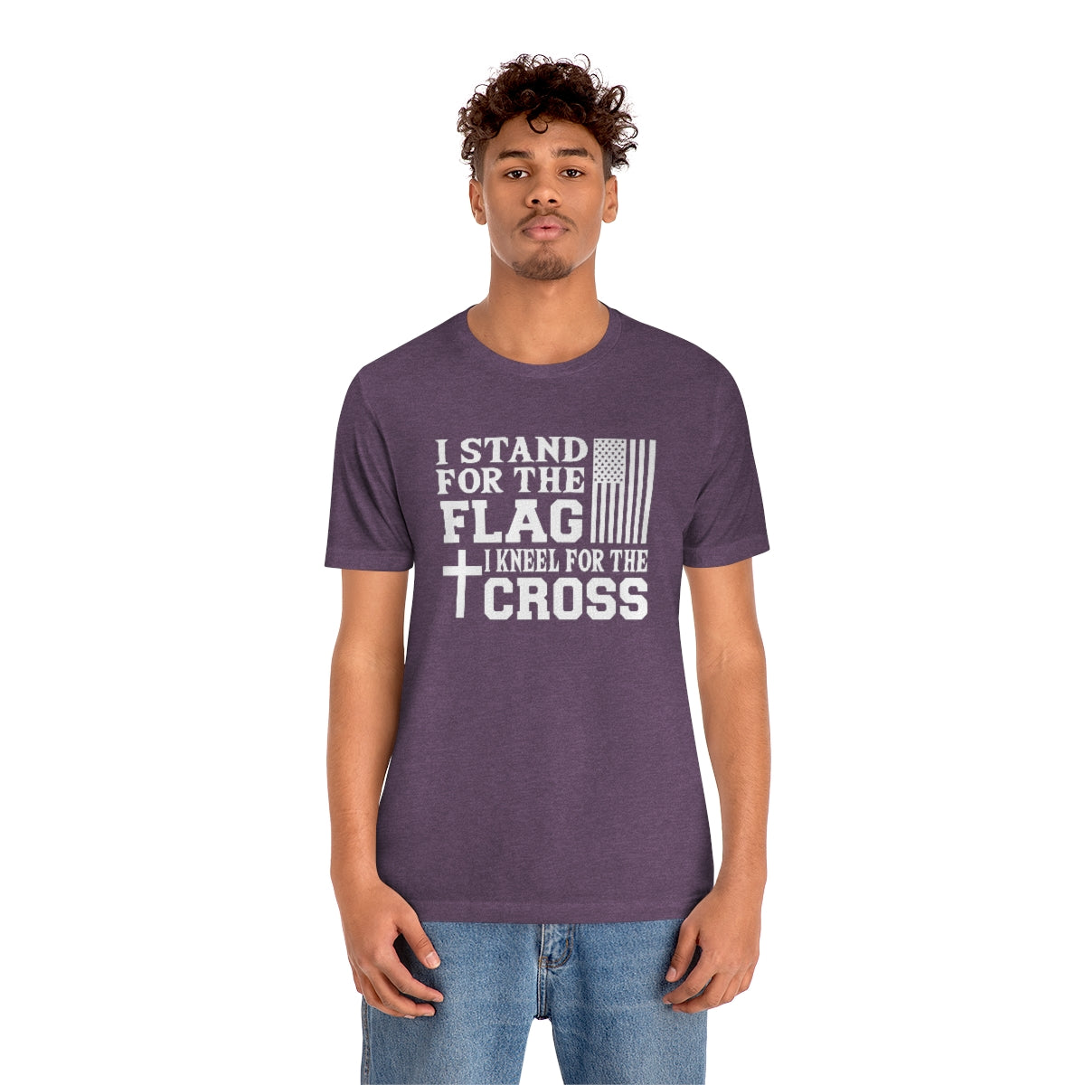 Stand for the Flag, Kneel for the Cross Tee