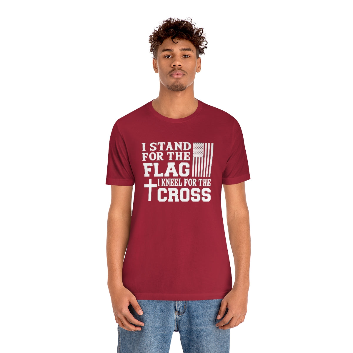 Stand for the Flag, Kneel for the Cross Tee