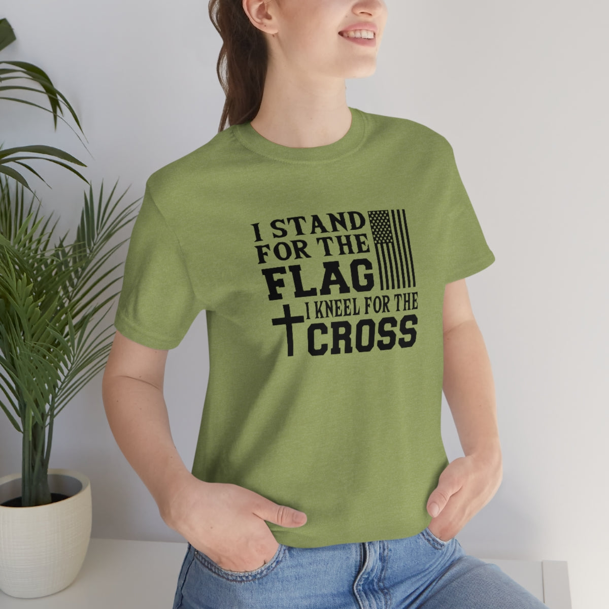 Stand for the Flag Kneel for the Cross Tee