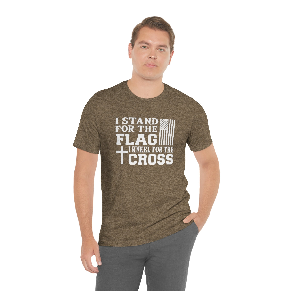 Stand for the Flag, Kneel for the Cross Tee