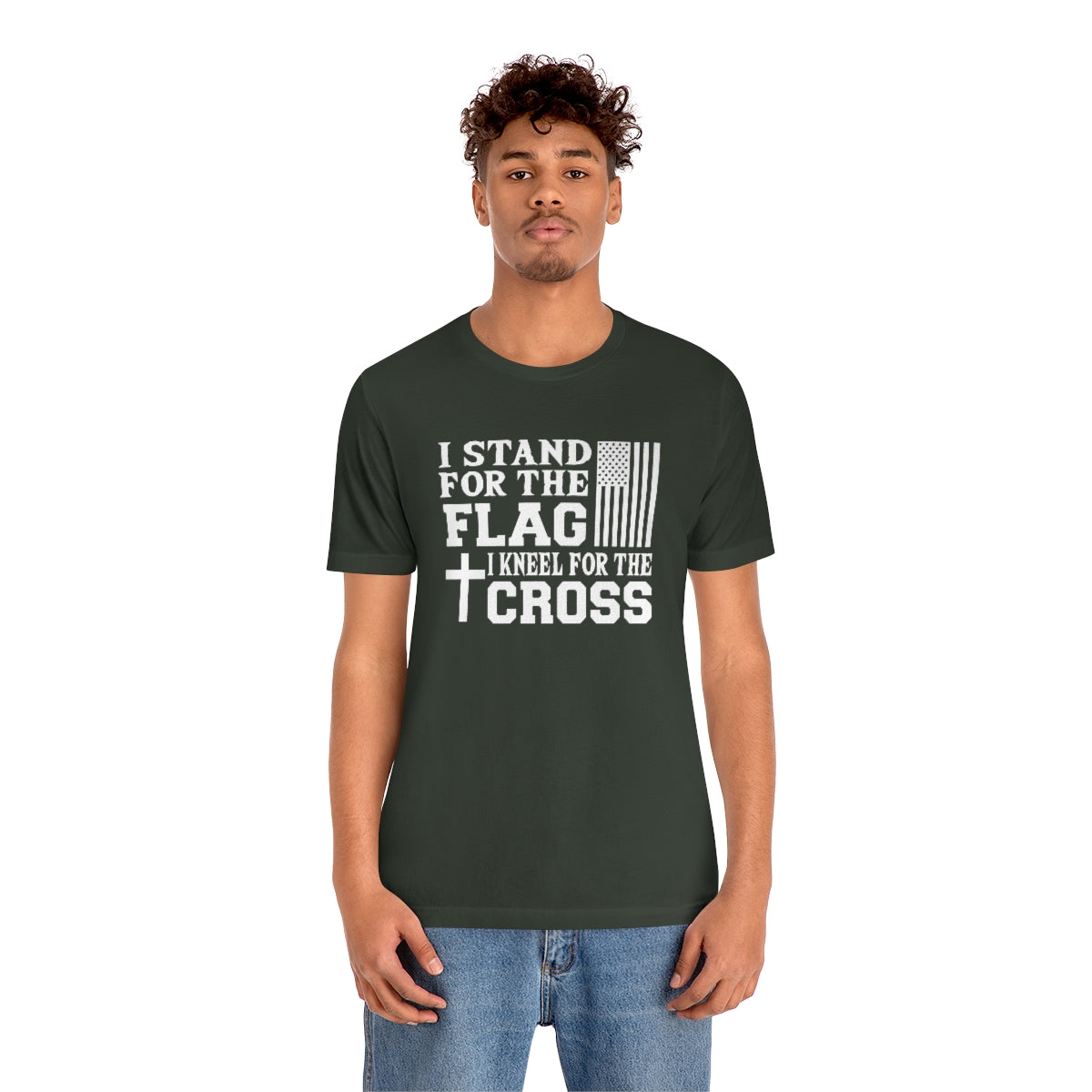 Stand for the Flag, Kneel for the Cross Tee