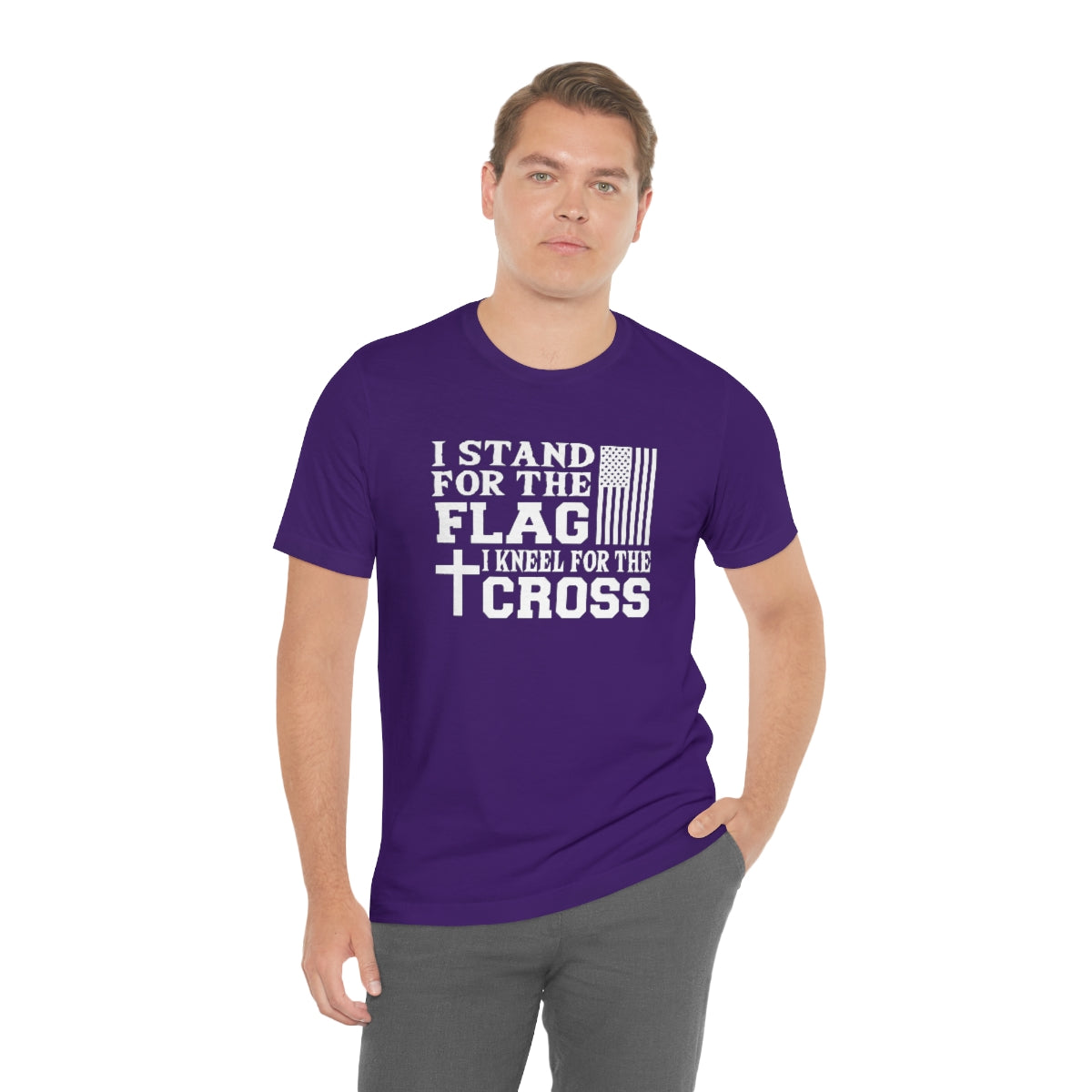 Stand for the Flag, Kneel for the Cross Tee