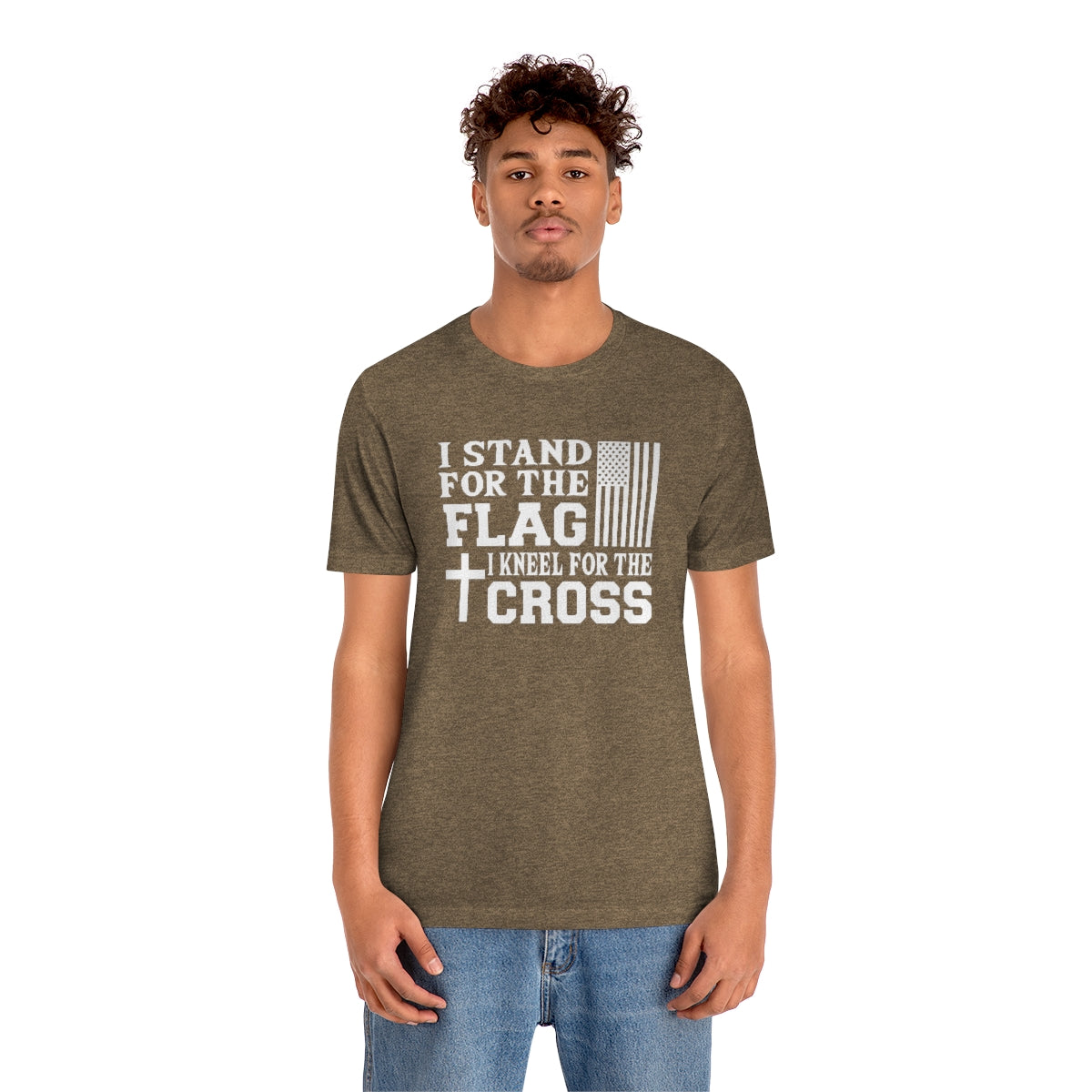 Stand for the Flag, Kneel for the Cross Tee