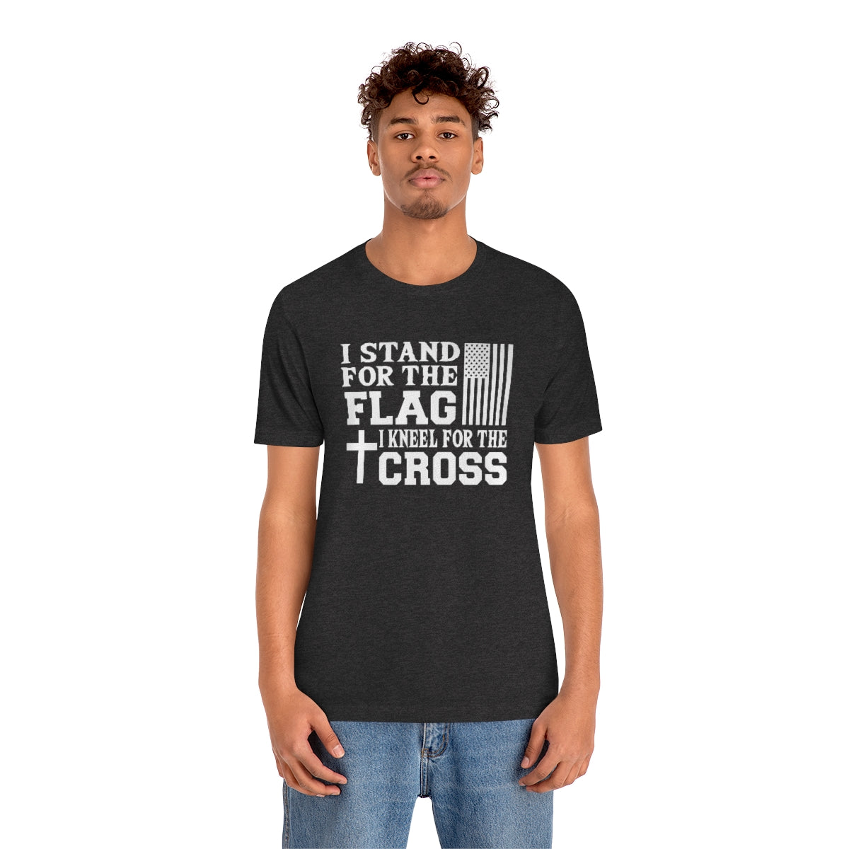 Stand for the Flag, Kneel for the Cross Tee