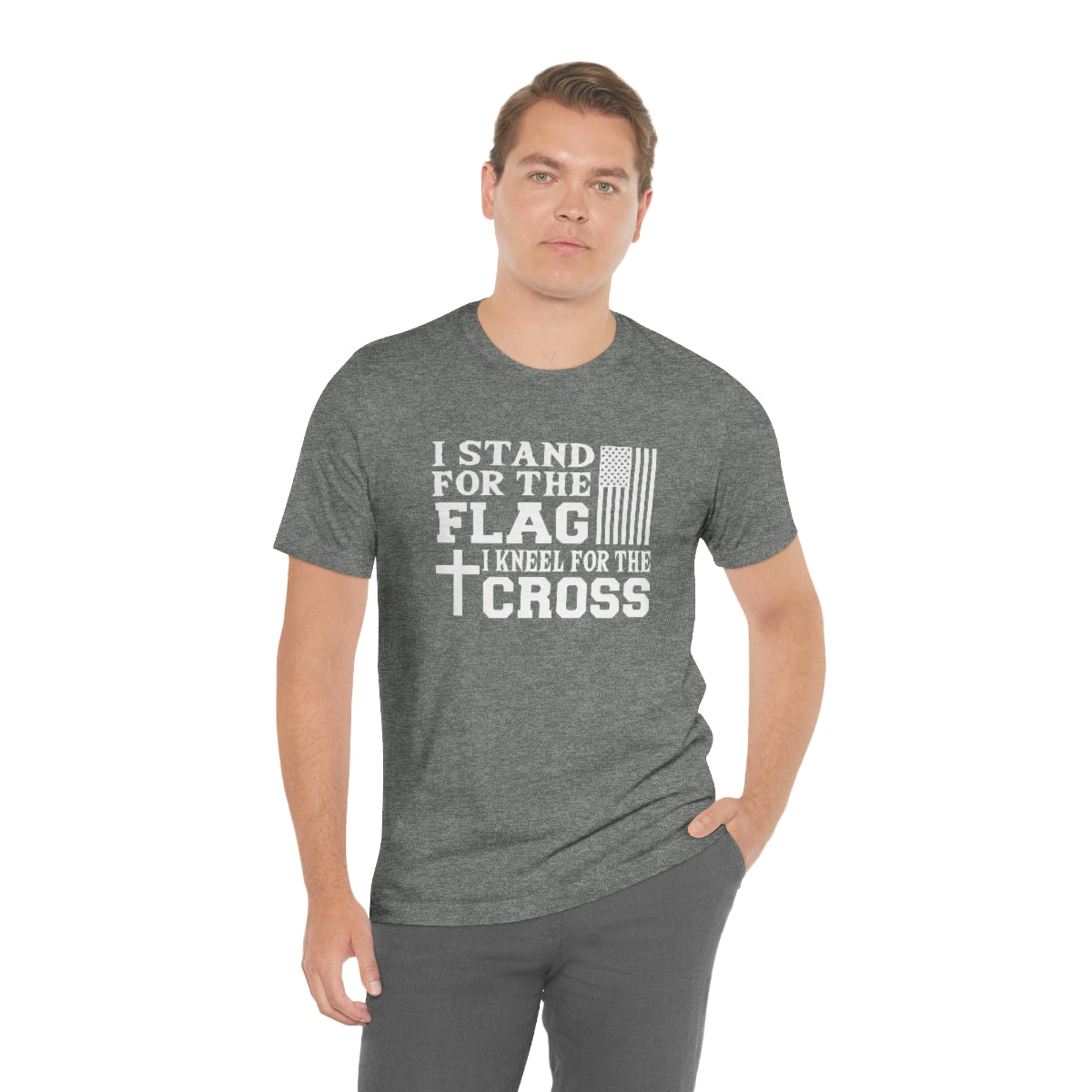 Stand for the Flag, Kneel for the Cross Tee