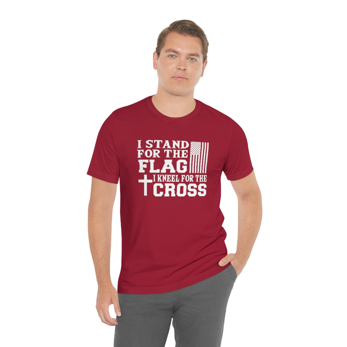 Stand for the Flag, Kneel for the Cross Tee