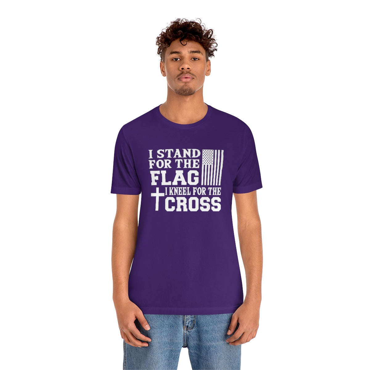 Stand for the Flag, Kneel for the Cross Tee