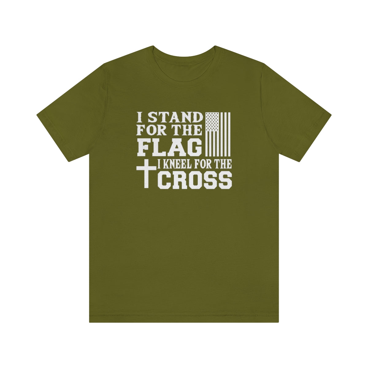 Stand for the Flag, Kneel for the Cross Tee